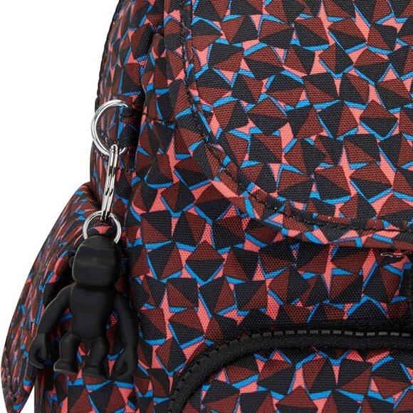 NEW Kipling Women\'s City Pack Mini Backpack Happy Squares Print main image 6